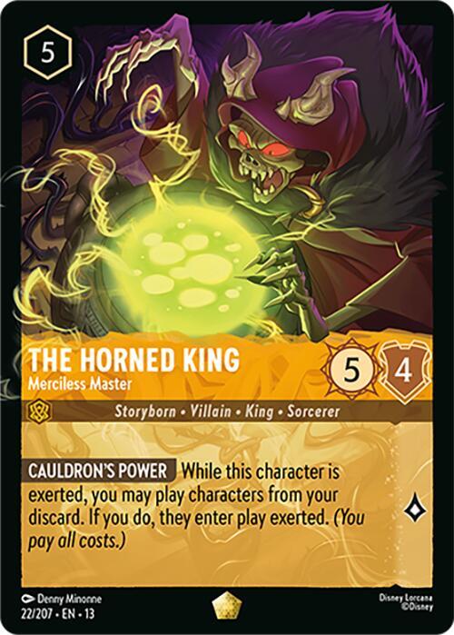 The Horned King - Merciless Master 22/204 card from Attack of the Vine!