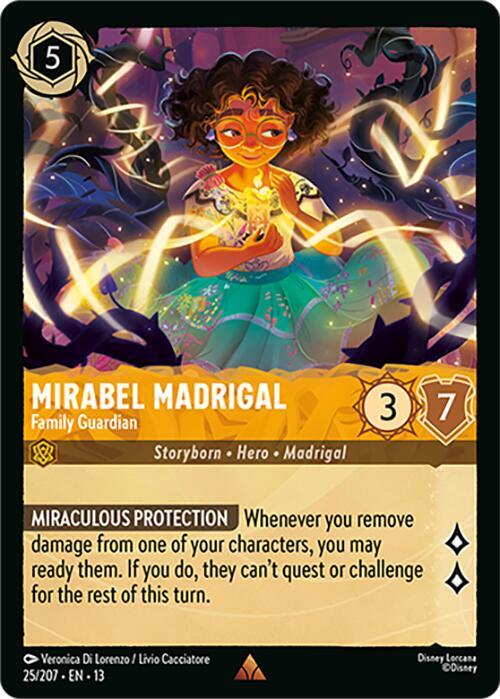 Mirabel Madrigal - Family Guardian 25/204 card from Attack of the Vine!