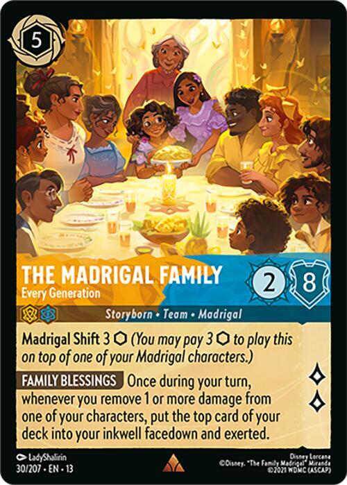 The Madrigal Family - Every Generation 30/204 card from Attack of the Vine!