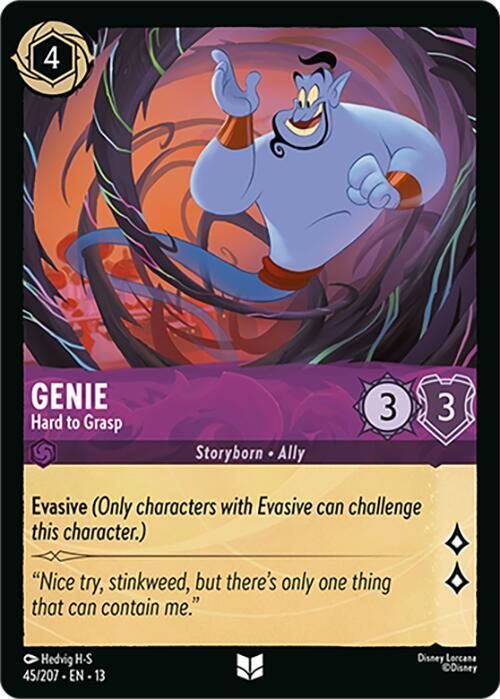 Genie - Hard to Grasp 45/204 card from Attack of the Vine!