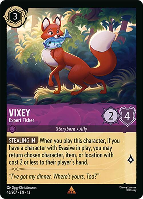 Vixey - Expert Fisher 46/204 card from Attack of the Vine!