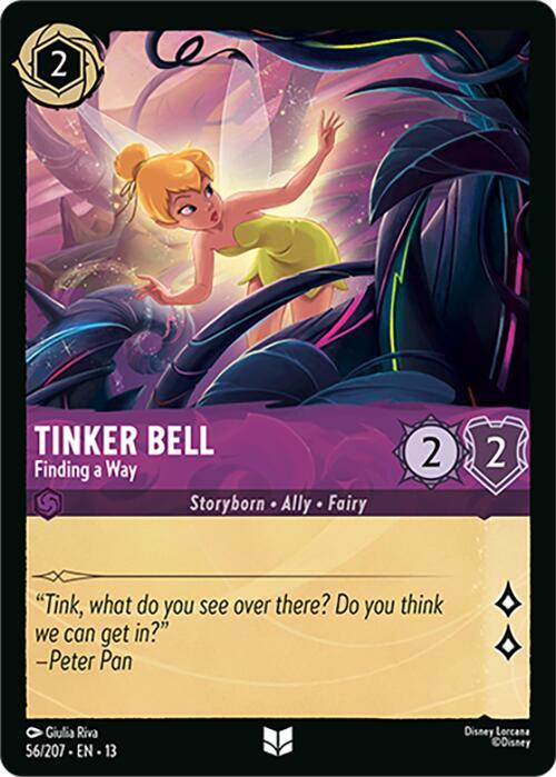 Tinker Bell - Finding a Way 56/204 card from Attack of the Vine!