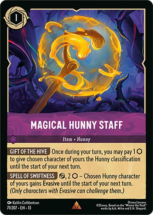 Magical Hunny Staff 71/204 card from Attack of the Vine!