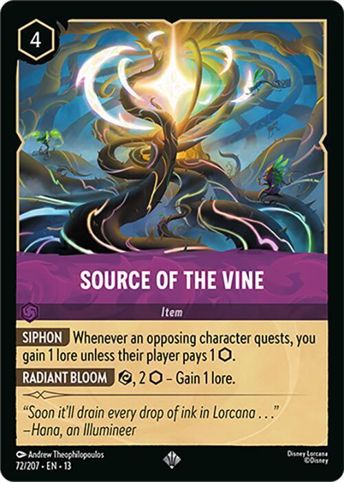 Source of the Vine 72/204 card from Attack of the Vine!