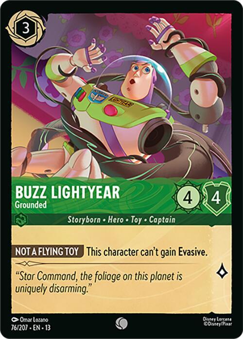 Buzz Lightyear - Grounded 76/204 card from Attack of the Vine!
