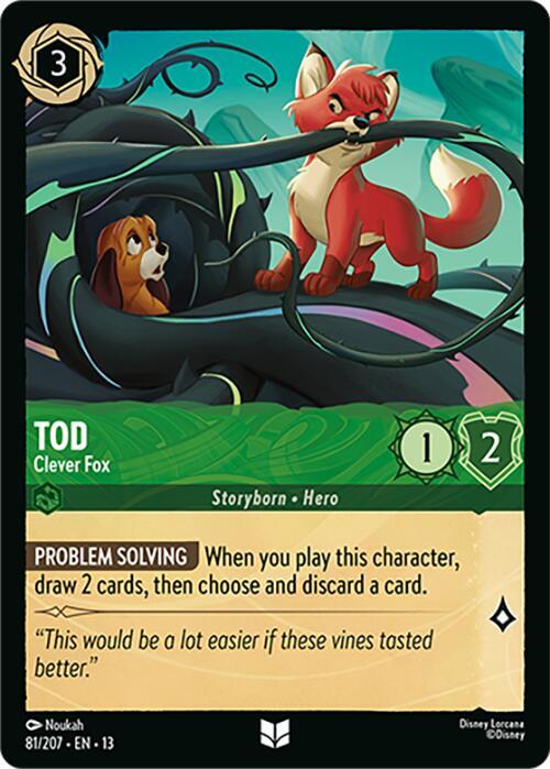 Tod - Clever Fox 81/204 card from Attack of the Vine!