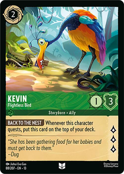 Kevin - Flightless Bird 88/204 card from Attack of the Vine!