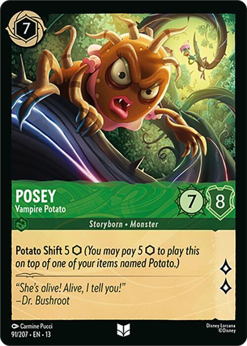 Posey - Vampire Potato 91/204 card from Attack of the Vine!