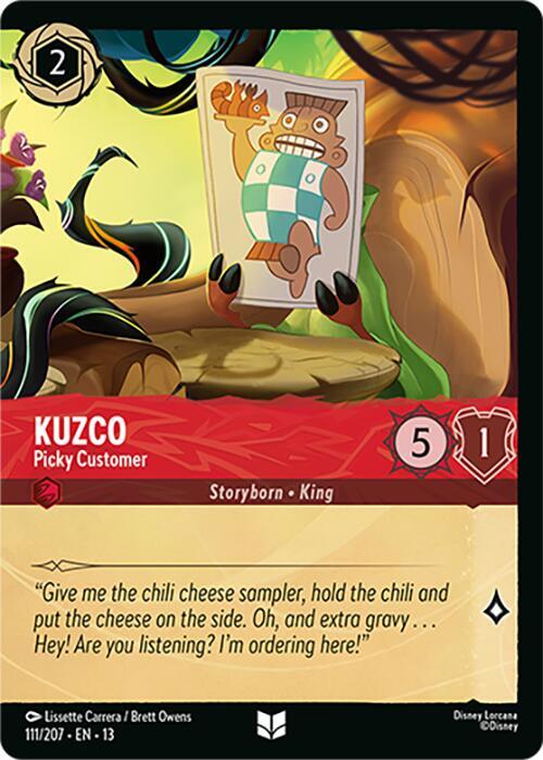 Kuzco - Picky Customer (Foil) 111/204 card from Attack of the Vine!