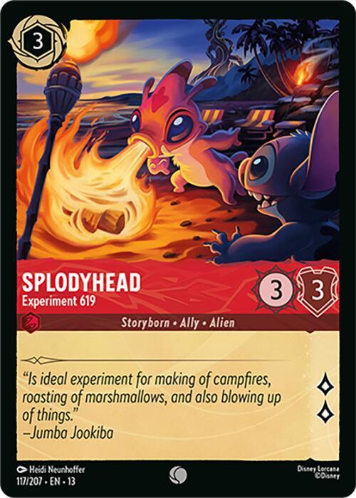 Splodyhead - Experiment 619 117/204 card from Attack of the Vine!