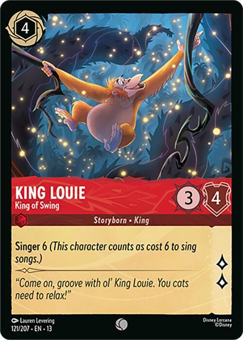 King Louie - King of Swing 121/204 card from Attack of the Vine!