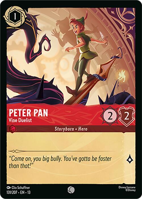 Peter Pan - Vine Duelist 131/204 card from Attack of the Vine!