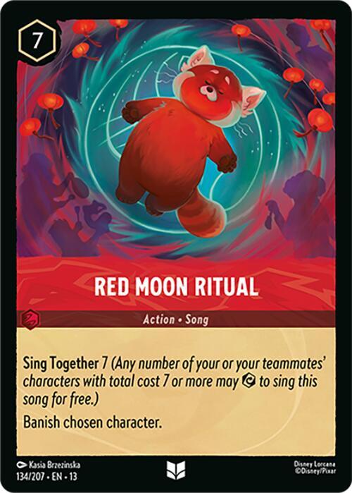 Red Moon Ritual 134/204 card from Attack of the Vine!