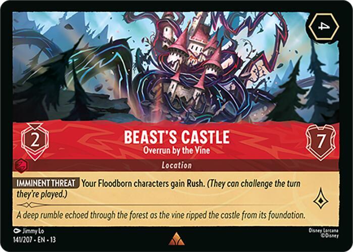 Beast's Castle - Overrun by the Vine 141/204 card from Attack of the Vine!