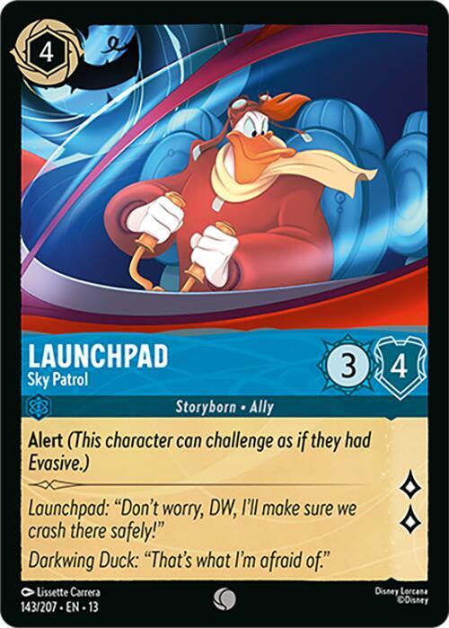 Launchpad - Sky Patrol 143/204 card from Attack of the Vine!