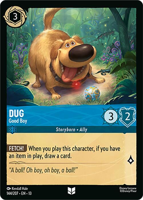 Dug - Good Boy 144/204 card from Attack of the Vine!