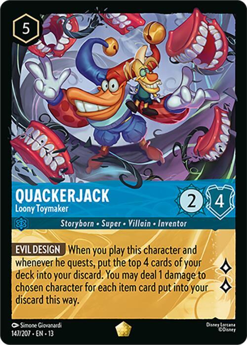 Quackerjack - Loony Toymaker 147/204 card from Attack of the Vine!