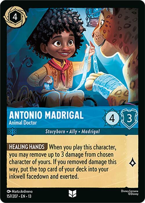 Antonio Madrigal - Animal Doctor 157/204 card from Attack of the Vine!