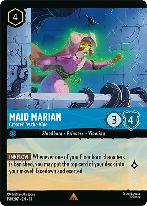 Maid Marian - Created by the Vine (Foil) 158/204 card from Attack of the Vine!