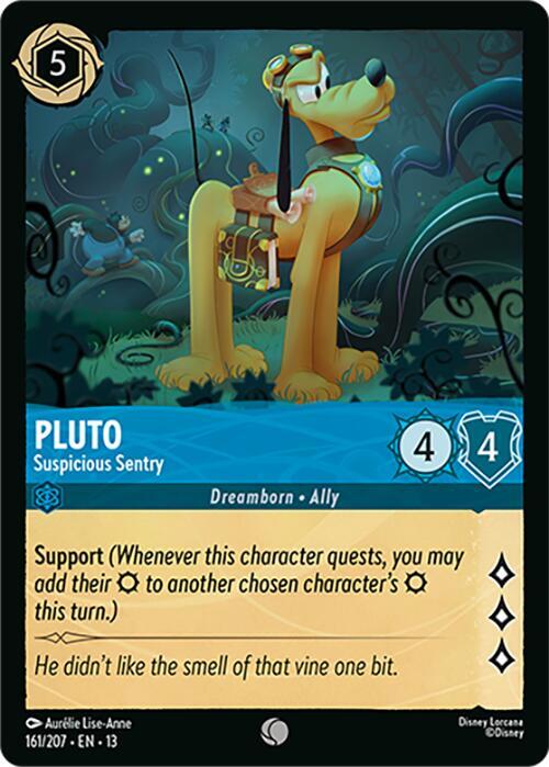 Pluto - Suspicious Sentry 161/204 card from Attack of the Vine!