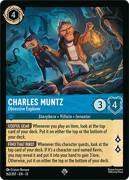 Charles Muntz - Obsessive Explorer 162/204 card from Attack of the Vine!