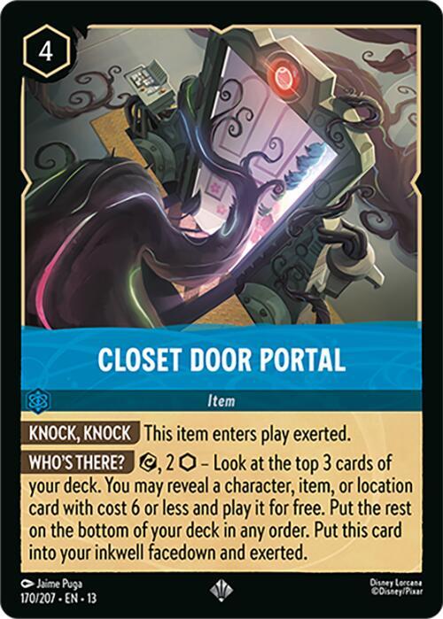 Closet Door Portal 170/204 card from Attack of the Vine!