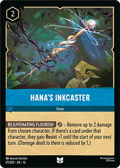 Hana's Inkcaster 171/204 card from Attack of the Vine!