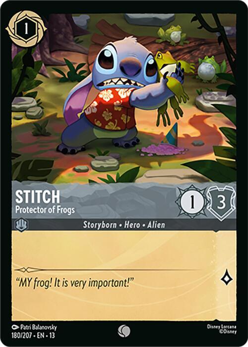 Stitch - Protector of Frogs 180/204 card from Attack of the Vine!