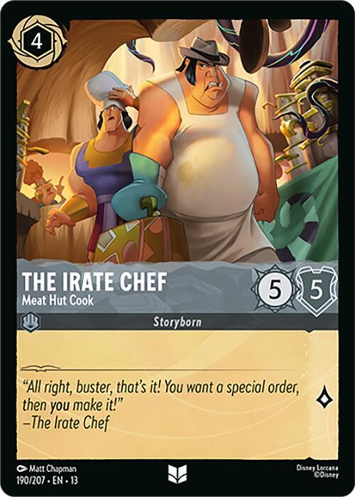 The Irate Chef - Meat Hut Cook 190/204 card from Attack of the Vine!
