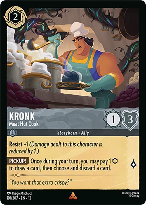 Kronk - Meat Hut Cook 191/204 card from Attack of the Vine!