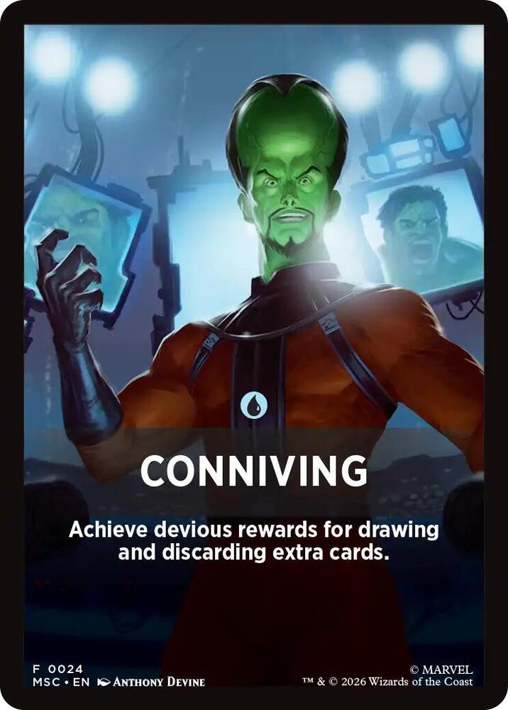 Conniving Theme Card 24 card from Commander: Marvel Super Heroes