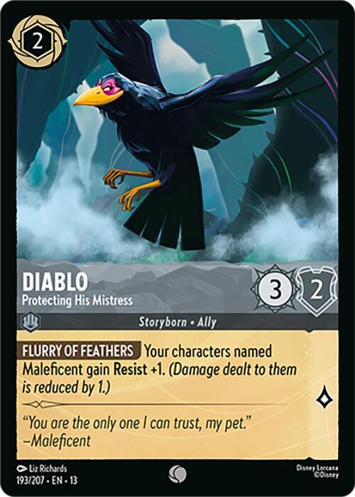 Diablo - Protecting His Mistress 193/204 card from Attack of the Vine!
