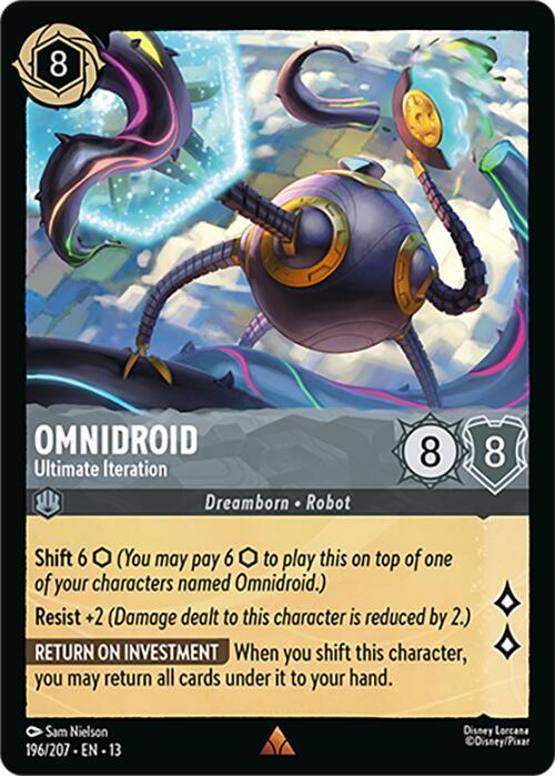 Omnidroid - Ultimate Iteration 196/204 card from Attack of the Vine!