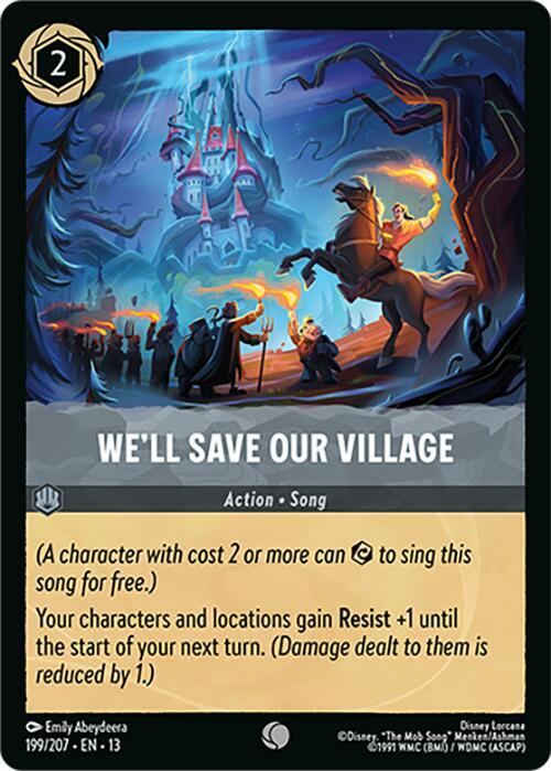 We'll Save Our Village 199/204 card from Attack of the Vine!