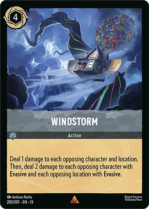 Windstorm 203/204 card from Attack of the Vine!