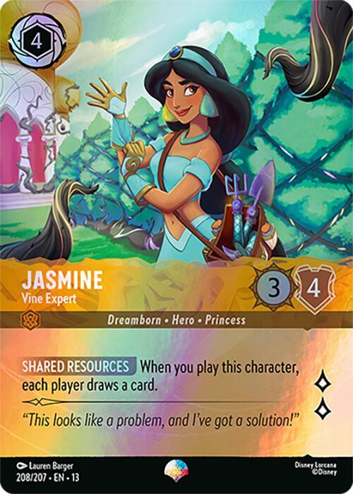 Jasmine - Vine Expert (Epic) 208/204 card from Attack of the Vine!