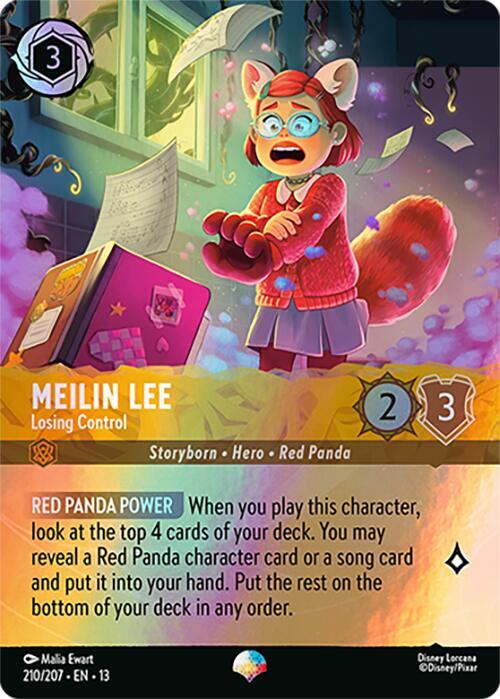 Meilin Lee - Losing Control (Epic) 210/204 card from Attack of the Vine!