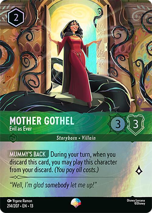Mother Gothel - Evil as Ever (Epic) 214/204 card from Attack of the Vine!