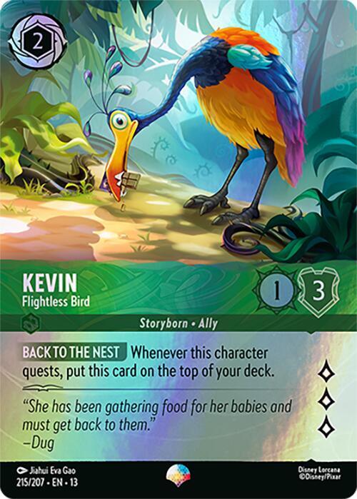 Kevin - Flightless Bird (Epic) 215/204 card from Attack of the Vine!