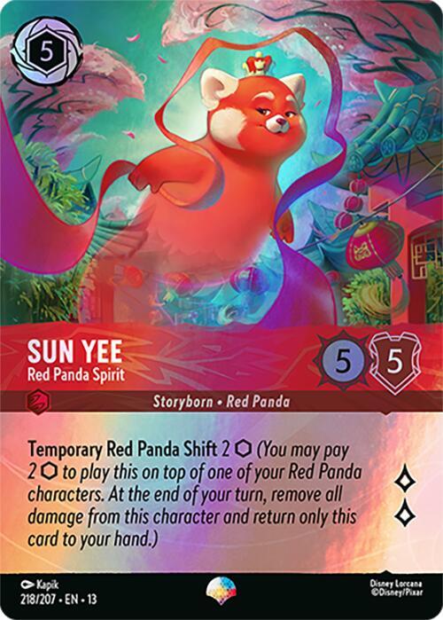 Sun Yee - Red Panda Spirit (Epic) 218/204 card from Attack of the Vine!