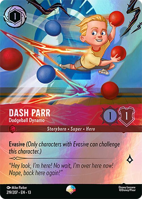 Dash Parr - Dodgeball Dynamo (Epic) 219/204 card from Attack of the Vine!