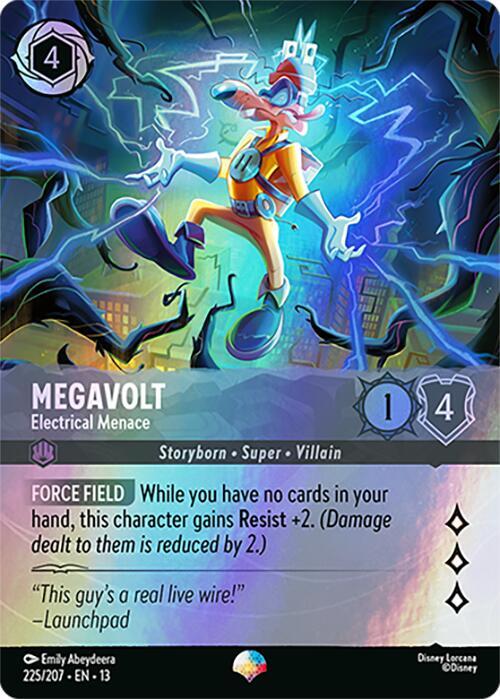 Megavolt - Electrical Menace (Epic) 225/204 card from Attack of the Vine!