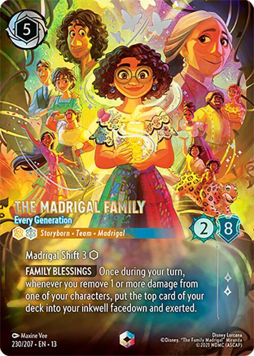 The Madrigal Family - Every Generation (Enchanted) 230/204 card from Attack of the Vine!