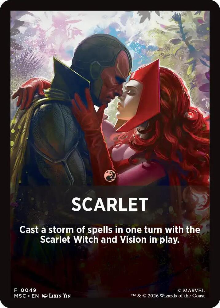 Scarlet Theme Card 49 card from Commander: Marvel Super Heroes