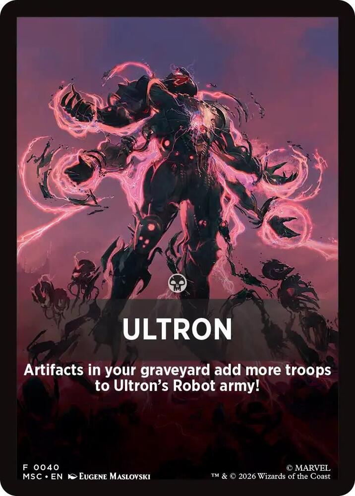 Ultron Theme Card 40 card from Commander: Marvel Super Heroes