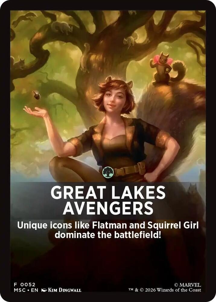 Great Lakes Avengers Theme Card 52 card from Commander: Marvel Super Heroes