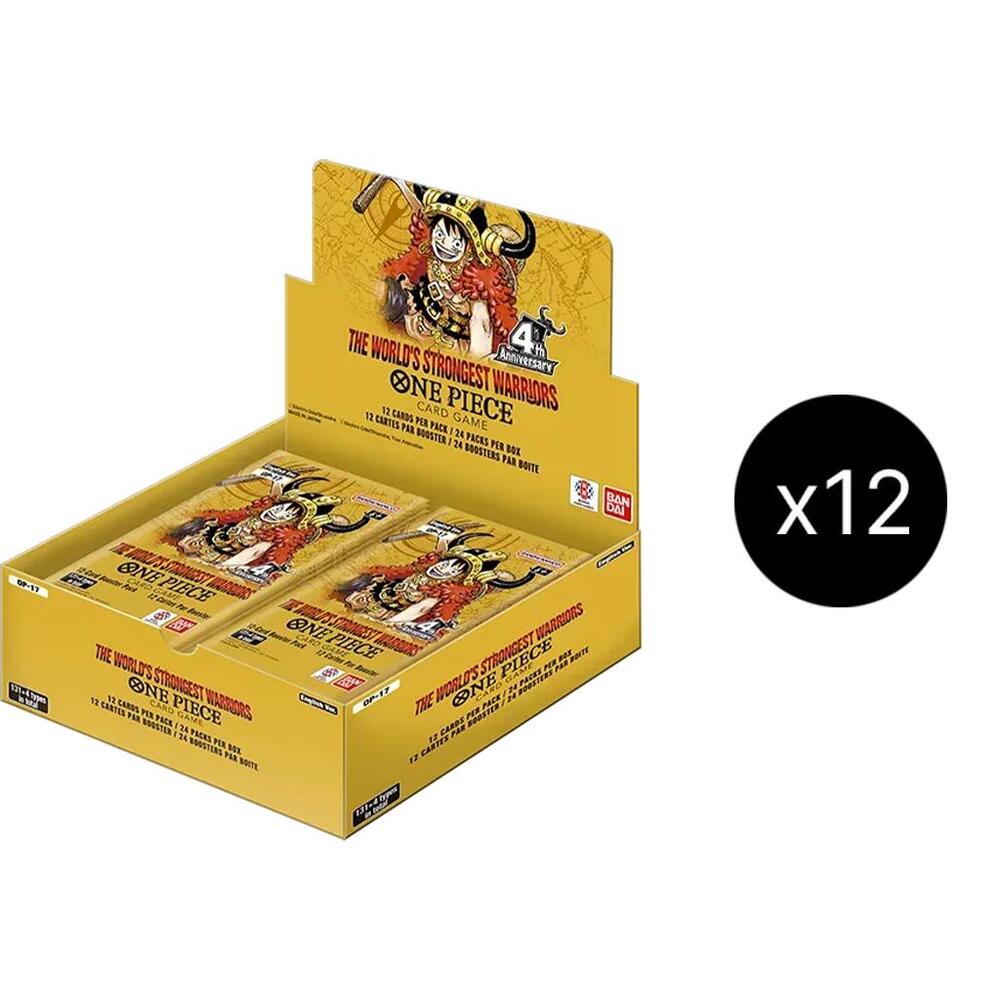 The World's Strongest Warriors Booster Box Case sealed product from The World's Strongest Warriors