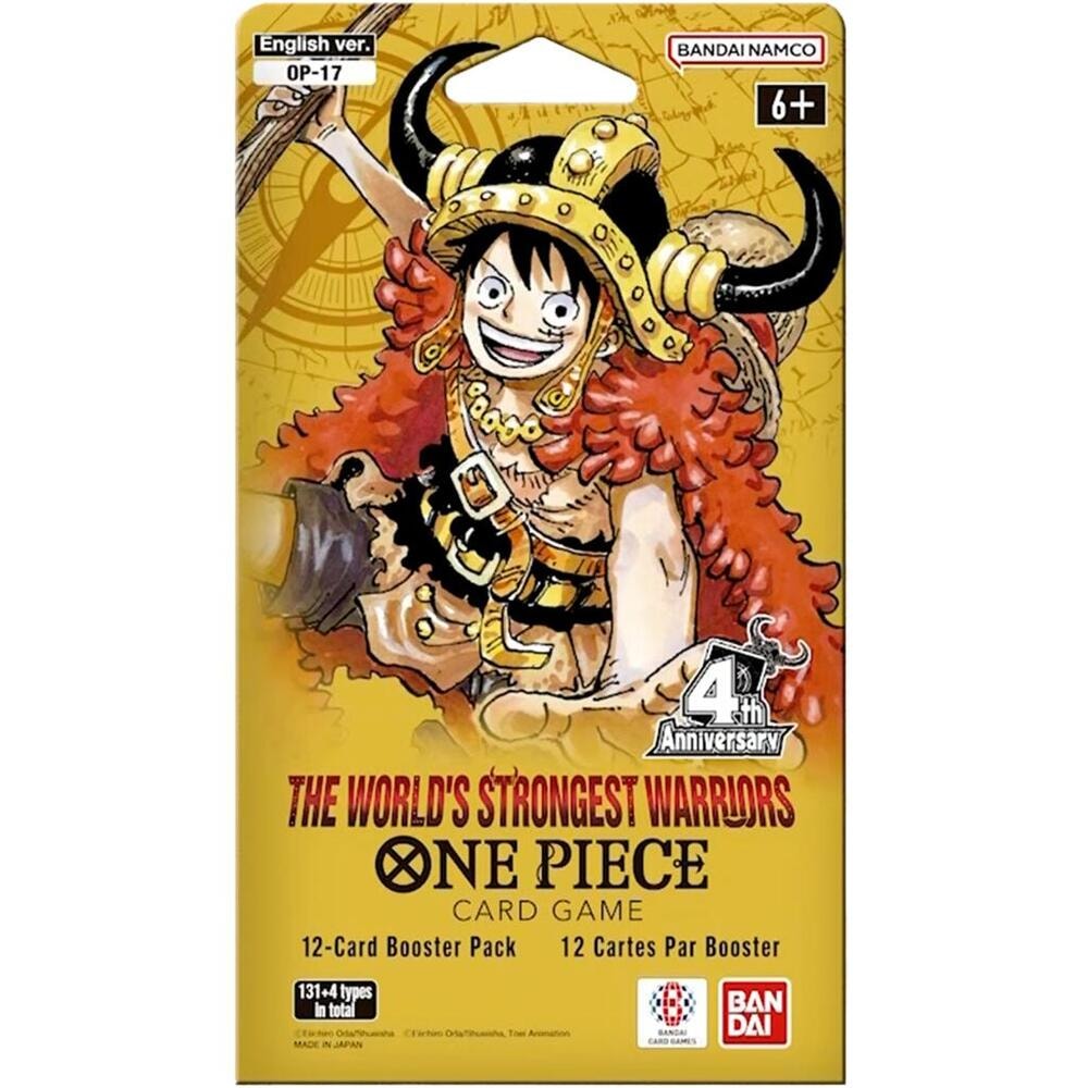 The World's Strongest Warriors Sleeved Booster Pack sealed product from The World's Strongest Warriors
