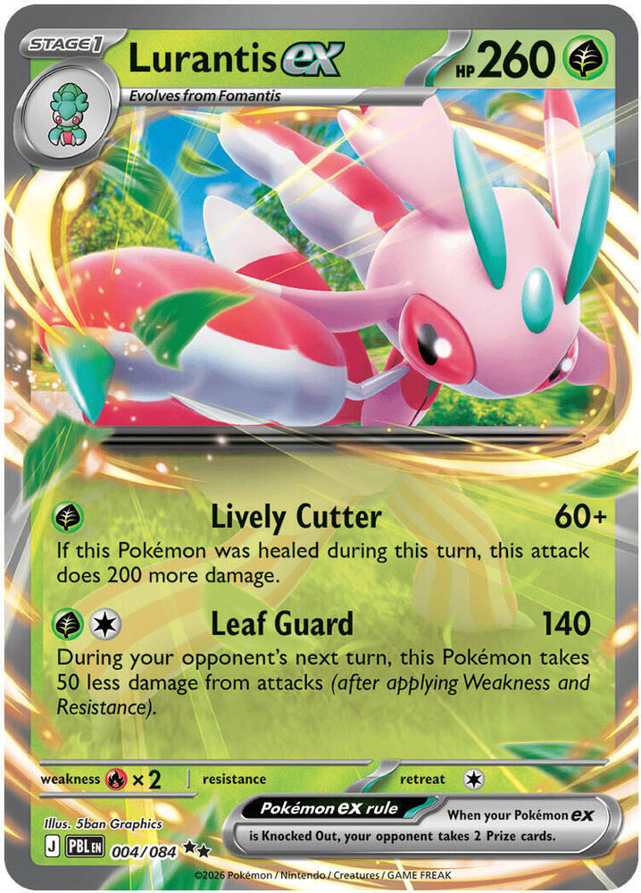 Lurantis ex 004/084 card from ME05: Pitch Black