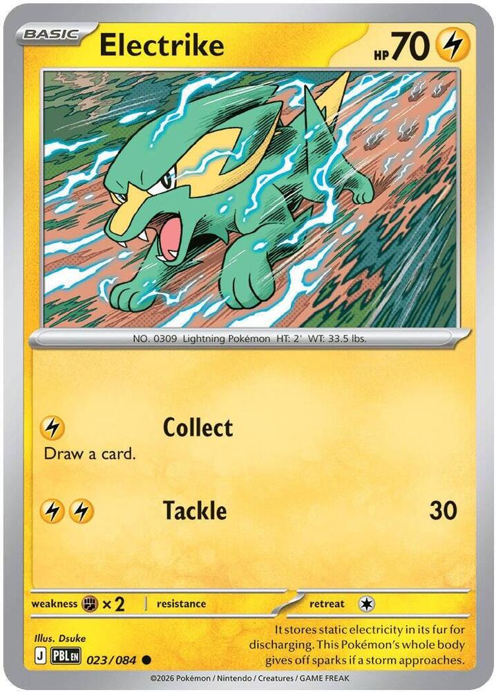Electrike 023/084 card from ME05: Pitch Black